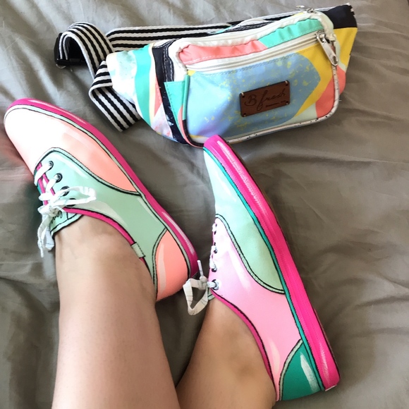 Keds Sneaker Customs "Illustration" W10 M8.5 - Picture 1 of 3